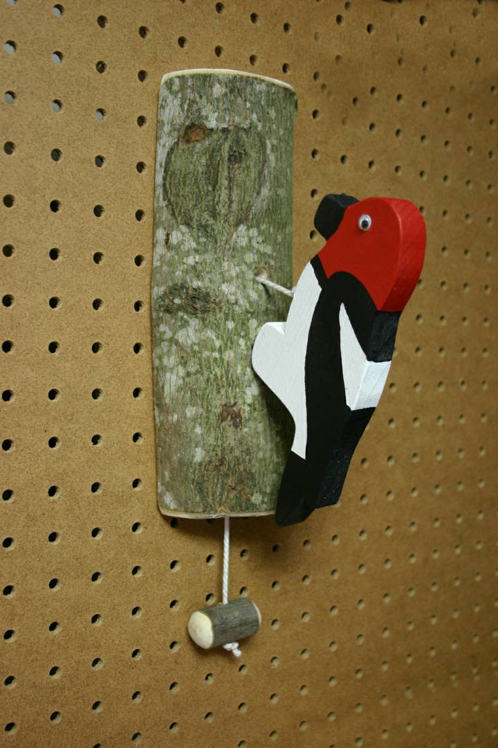 Woodpecker door knocker!