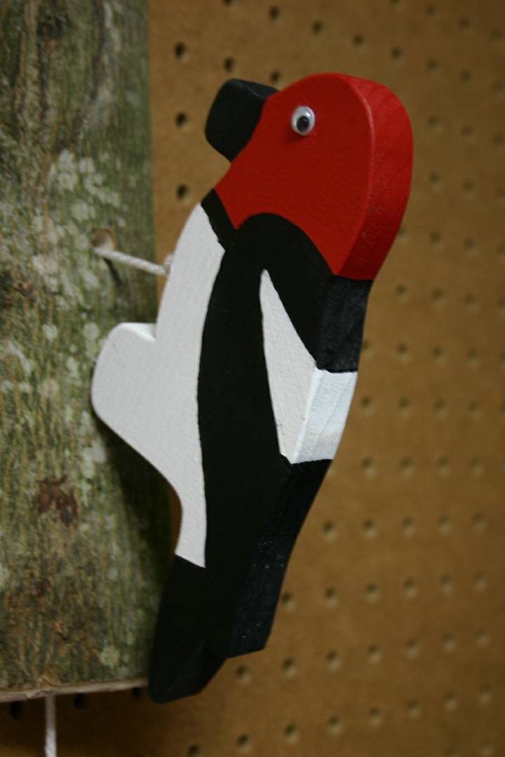 Woodpecker door knocker!